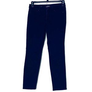 LOFT Petite Modern Skinny Jeans Dark 6 EUC 28 Ann